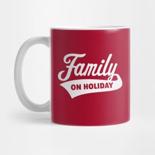 Family On Holiday (Family Vacation / White) Mug